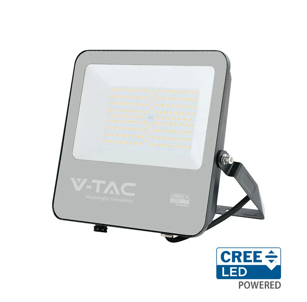 100W LED prožektorius, juodu korpusu, 6500K, CREE LED chip