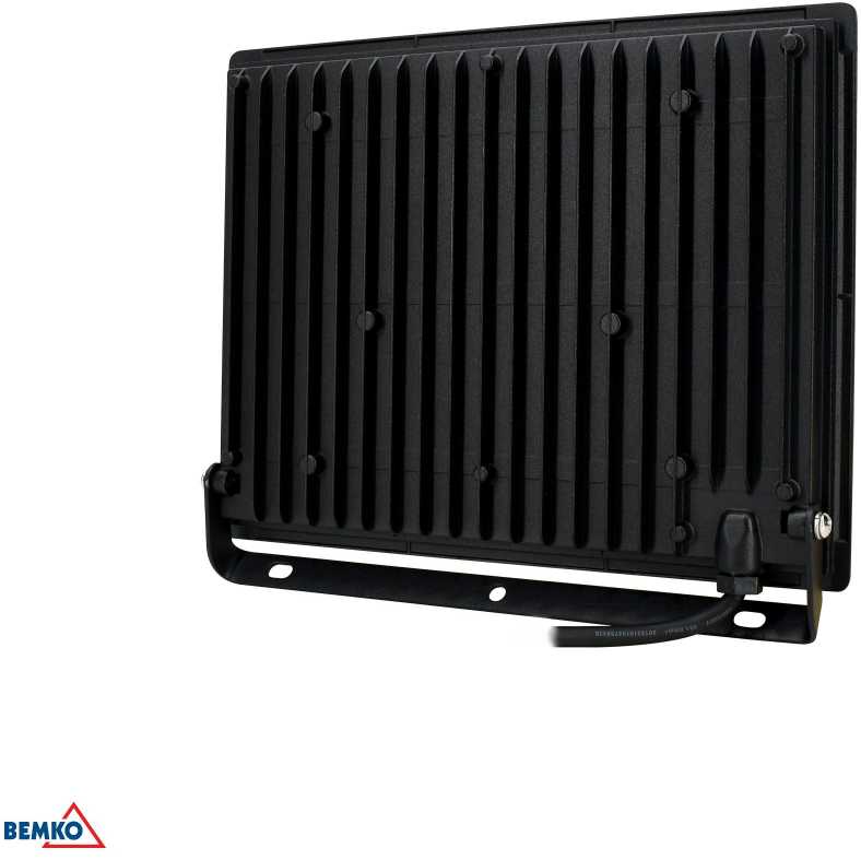 Kafler 100W LED prožektorius KASTEL, juodas, 6500K, IP65