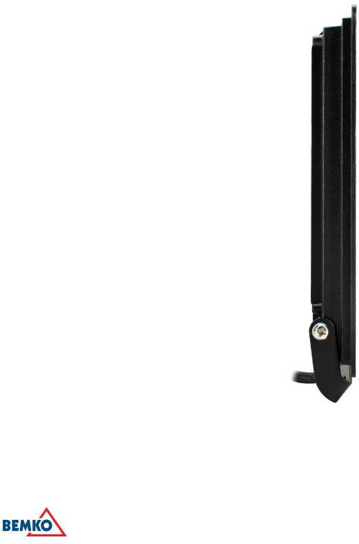 Kafler 100W LED prožektorius KASTEL, juodas, 6500K, IP65