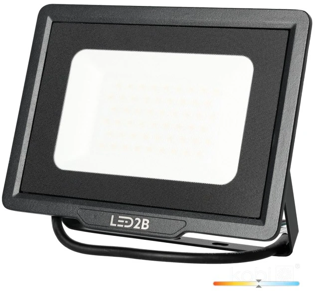 100W LED prožektorius MH, juodas, 4000K