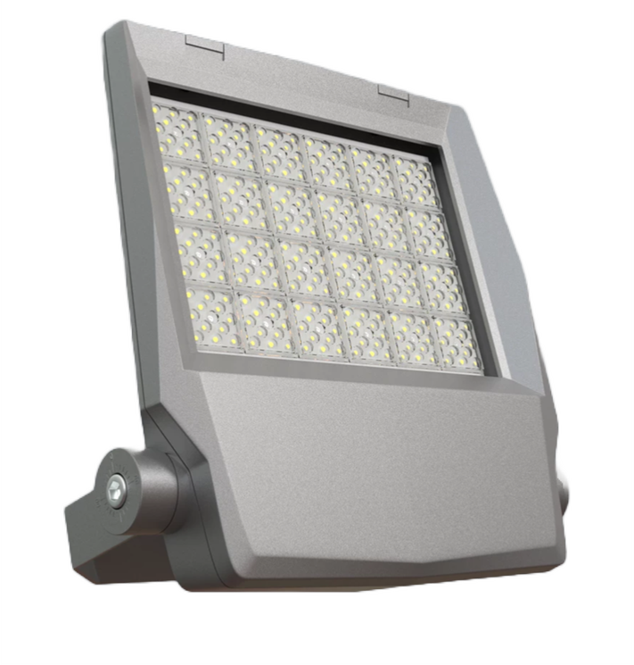 100W LED prožektorius NUMANCIA S, tamsiai pilkas, 4000K, IP66