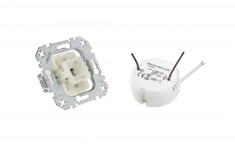 Liregus 100W LED šviesos stiprumo impulsinis reguliatorius EPSILON, be rėmelio, baltas