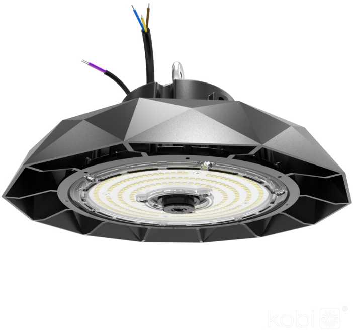 100W LED UFO šviestuvas ANICA, juodas, 4000K, dimeriuojamas, 90°