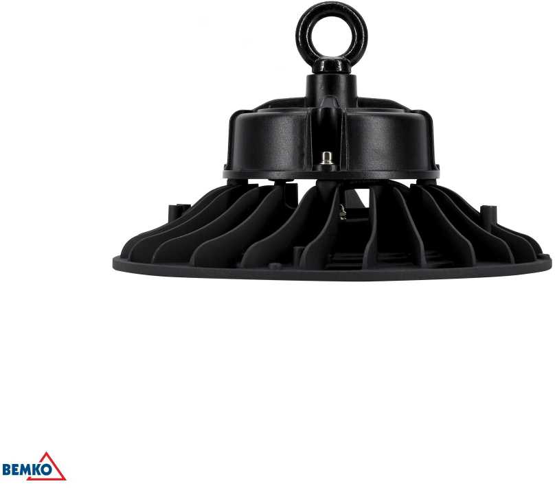 100W LED UFO šviestuvas PARIT, juodas, 4000K, IP65, 110°