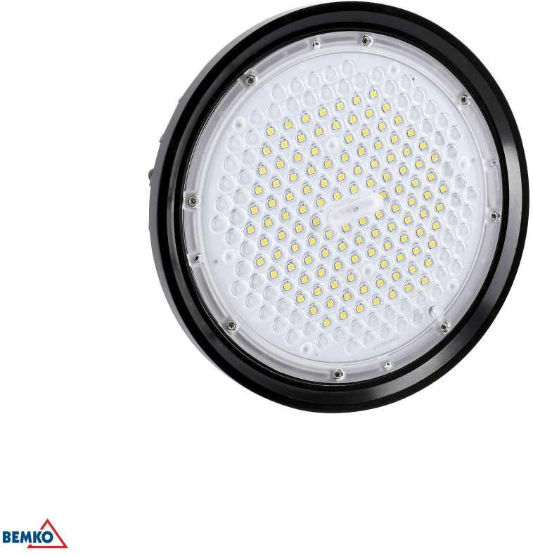 100W LED UFO šviestuvas ULTRAS, juodas, 4000K, IP65