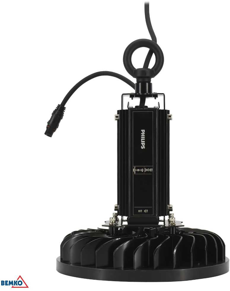 100W LED UFO šviestuvas ULTRAS, juodas, 4000K, IP65