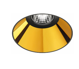 10,3W LED įleidžiamas šviestuvas ARKOSLIGHT SHOT LIGHT M, juodos/aukso sp., 3000K