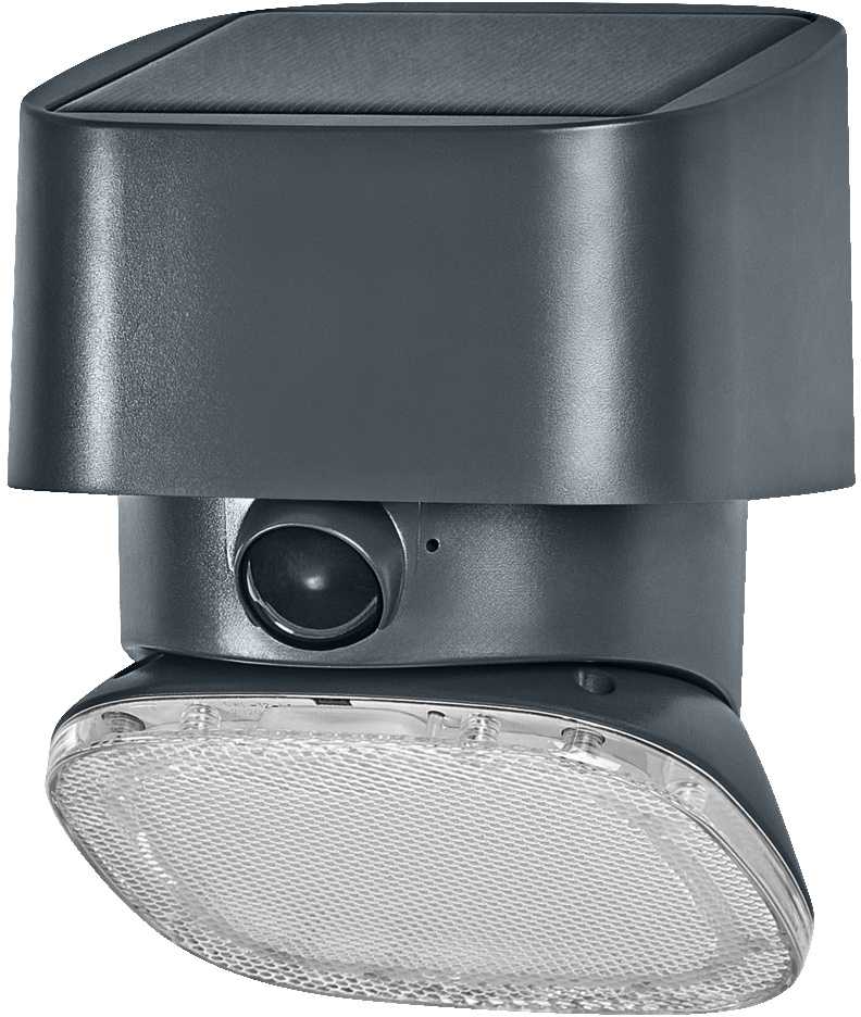 10,3W LED sieninis fasado šviestuvas ENDURA STYLE, tamsiai pilkas, 3000K, dimeriuojamas, su judesio davikliu ir saulės baterija