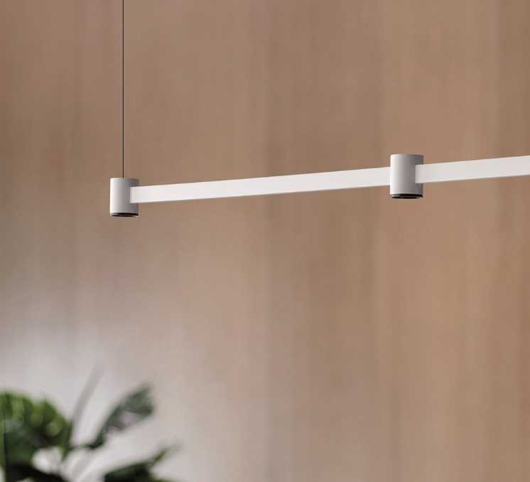 10,5W LED pakabinamas šviestuvas ART MODULAR 5, juodas, 3000K, 160cm