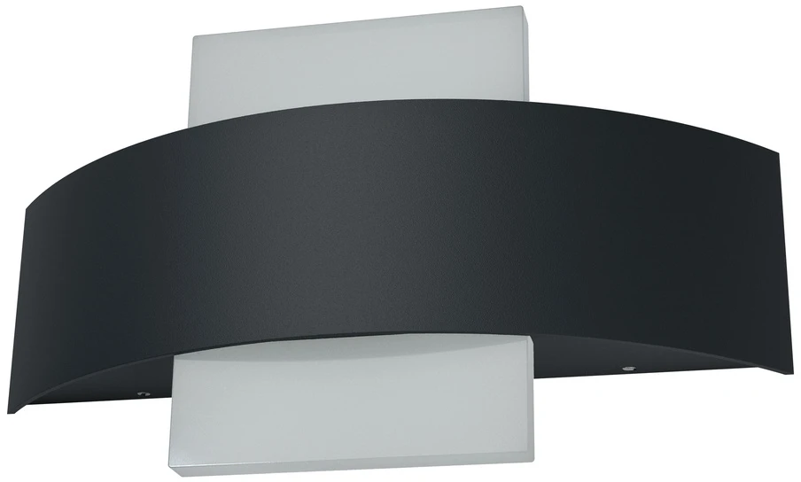 10,5W LED sieninis lauko šviestuvas ENDURA STYLE, tamsiai pilkas, 3000K, IP44