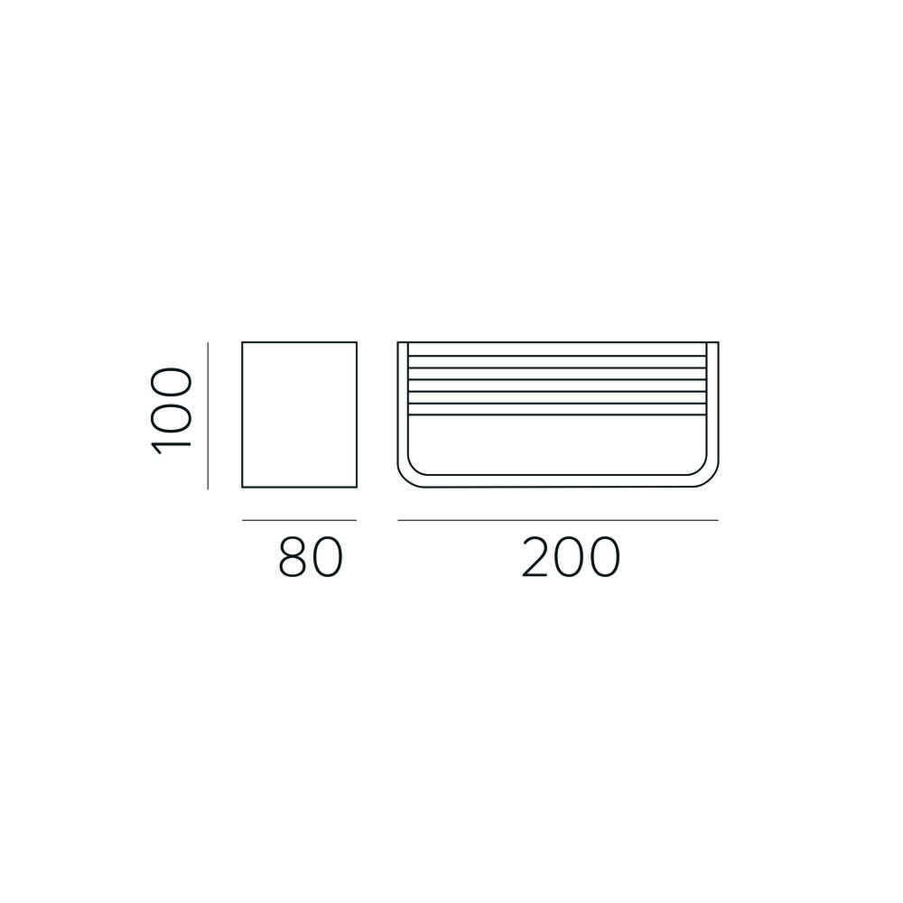 10,5W LED sieninis šviestuvas ICON, aukso sp., 2700/3000/4000K, A3089272OT