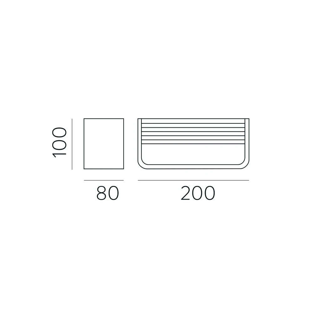 10,5W LED sieninis šviestuvas ICON, aukso sp., 2700/3000/4000K, dimeriuojamas, A3089272OTDP