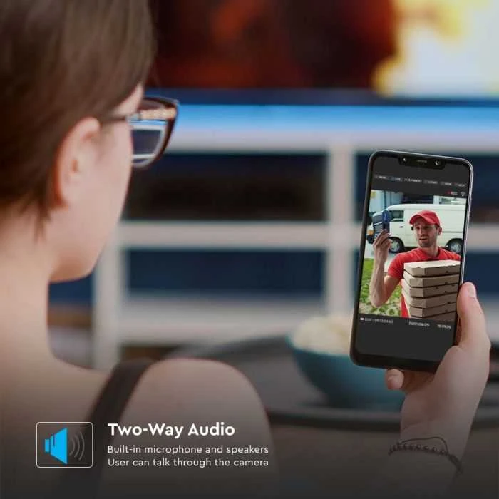 V-tac 1080p raiškos kamera WIFI, su EU jungtimi, IP20, su "auto-track" funkcija