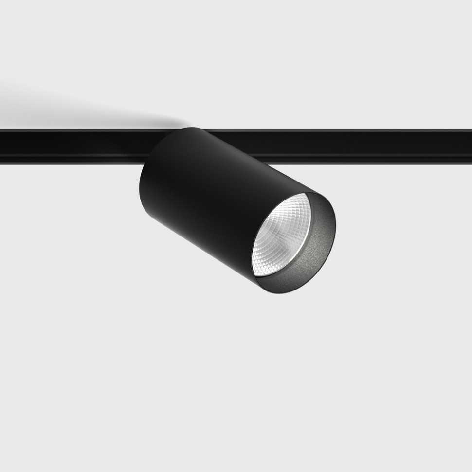 10,8W LED akcentinis šviestuvas TUB M A 90 į magnetinę sistemą IN_RING, juodos sp., 4000K, 48V, 50°