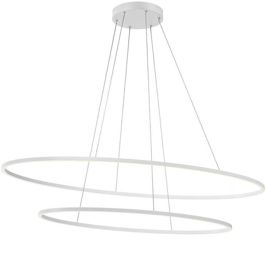 108W LED pakabinamas šviestuvas LEO, baltas, 3000/4000K, dimeriuojamas, 01-3342
