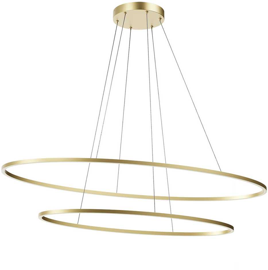 108W LED pakabinamas šviestuvas LEO, bronzos sp., 3000/4000K, dimeriuojamas, 01-3300