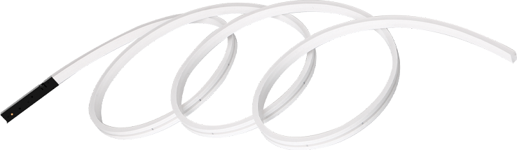 10,8W LED šviečiantis kabelis į magnetinę sistemą ZAMBELIS MAGNETIC 5MM, juodos/baltos sp., 3000K, DALI, 1m, 2530