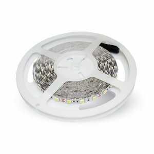 V-tac 10,8W/m LED juosta, 60LED/m, IP20, 2200K, 5 metrų ritė