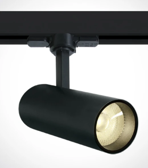10W LED šviestuvas į bėgelius, juodas, 3000K, 65642AT/B/W