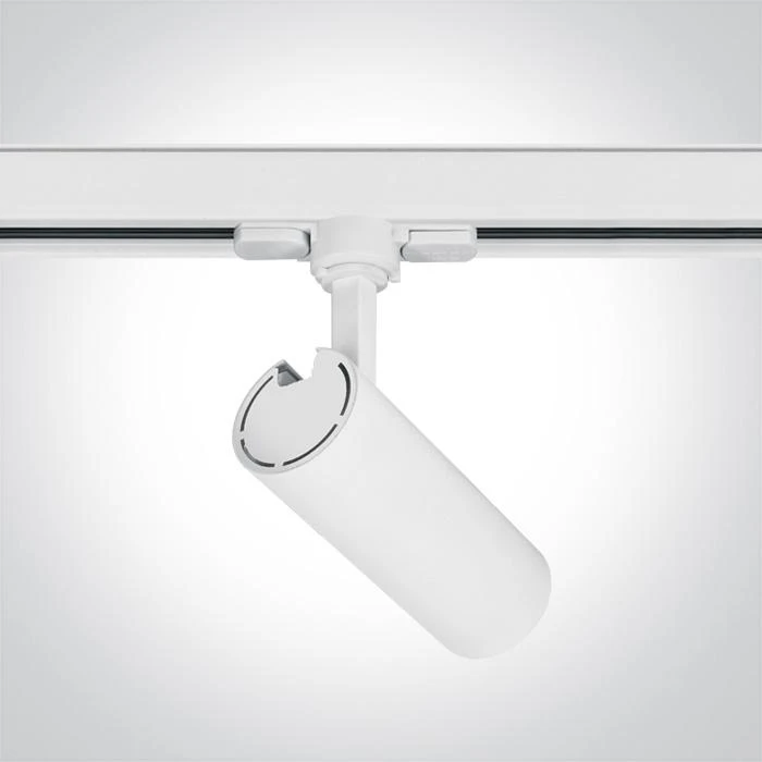 10W LED šviestuvas į bėgelius, baltas, 3000K, 65642AT/W/W