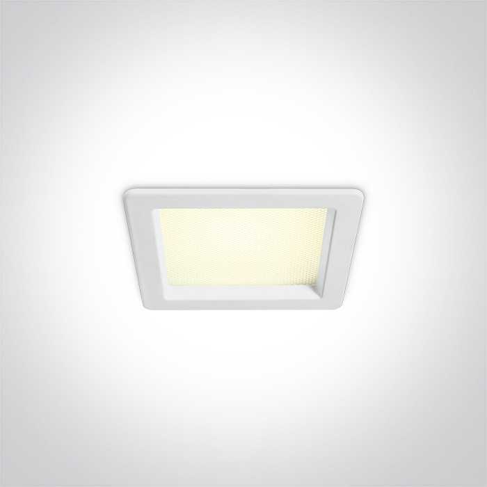 10W įleidžiamas šviestuvas, baltas, 3000/4000/6000K, IP44, 50110UV/W/V