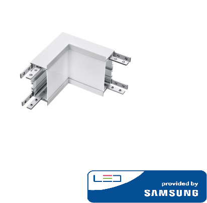 10W L formos jungtis, sidabrinė, vidinis kampas, 4000K (natūraliai balta), SAMSUNG LED chip