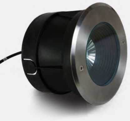 10W LED įleidžiamas į žemę lauko šviestuvas, plieno sp., 3000K, IP67, 69070B/W