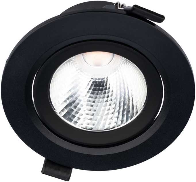 10W LED įleidžiamas pakreipiamas šviestuvas PT 08, matinės juodos sp., 3000K