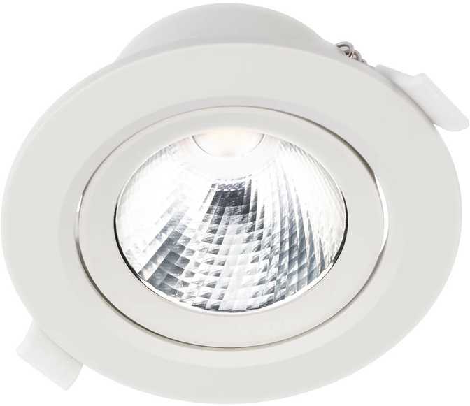 10W LED įleidžiamas pakreipiamas šviestuvas PT 08, matinės baltos sp., 4000K
