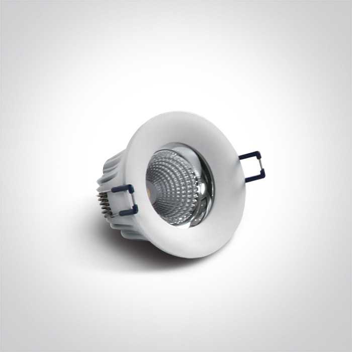 10W LED įleidžiamas šviestuvas, baltas, 3000K, 10110G/W/W