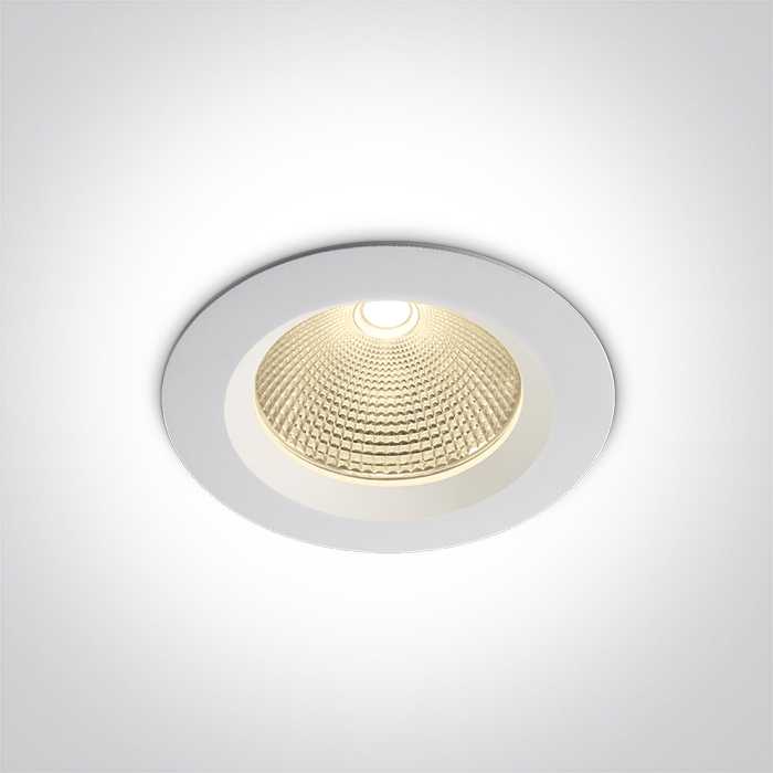 10W LED įleidžiamas šviestuvas, baltas, 3000/4000/5000K, 10110CA/W/V