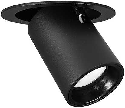 10W LED įleidžiamas šviestuvas GERER, juodas, 3000K, 4304701