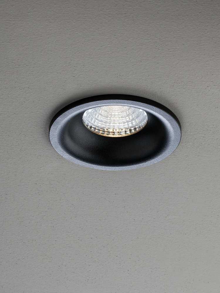 10W LED įleidžiamas šviestuvas MT 143 LED, juodas, 3000K