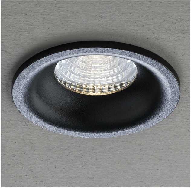10W LED įleidžiamas šviestuvas MT 143 LED, juodas, 4000K