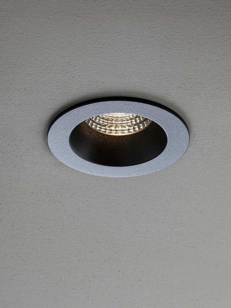 10W LED įleidžiamas šviestuvas MT 144 LED, juodas, 4000K