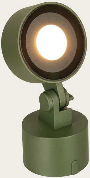 10W LED įsmeigiamas lauko šviestuvas, žalias, 3000K, IP65, E472