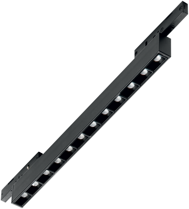 10W LED linijinės sistemos šviestuvas DEVA, juodas, 4000K, 369938