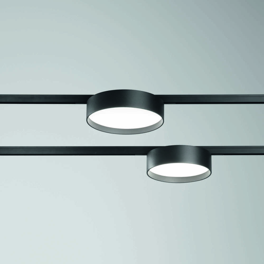 10W LED linijinės sistemos šviestuvas DEVA, juodas, 3000K, 332864