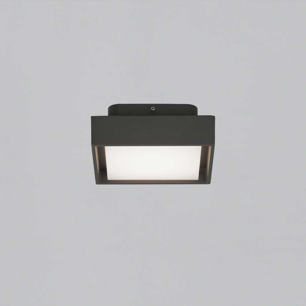 Lubinis šviestuvas 10W LED lubinis fasado šviestuvas NEXUS, antracito sp., 2700/3000K, IP65, P2083071GR