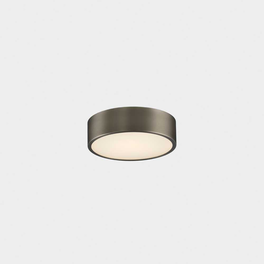 10W LED lubinis šviestuvas DINS, matinės nikelio sp., 2700/3000/4000K, dimeriuojamas, IP44, P0395072NMDT
