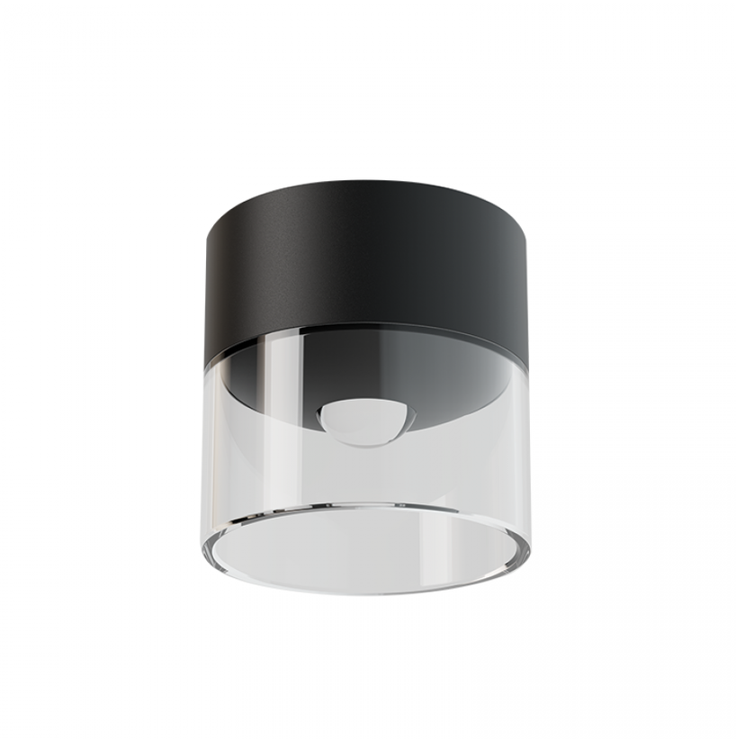 10W LED lubinis šviestuvas, juodas, 3000K, S215