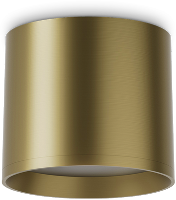 10W LED lubinis šviestuvas SPIKE, žalvario sp., 3000K, 345475