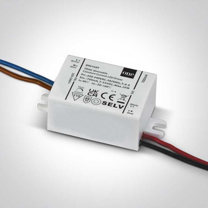 5-10W LED maitinimo šaltinis, 700mA, dimeriuojamas, IP20, 89010AT