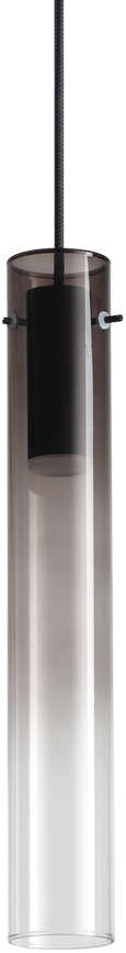 10W LED pakabinamas šviestuvas FLAM, juodos/dūmų sp., 3000K, 345512