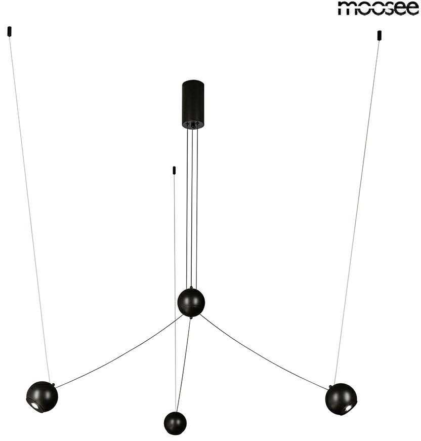 10W LED pakabinamas šviestuvas OCTO 3, juodas, 3000K