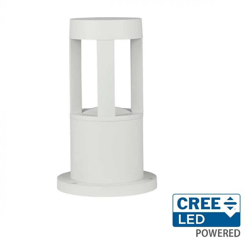 V-tac 10W LED pastatomas lauko šviestuvas, baltas, 6400K, IP65