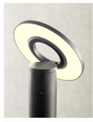 10W LED pastatomas lauko šviestuvas FREE, tamsiai pilkas, 3000K, 65cm, 90455
