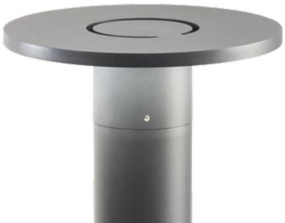 10W LED pastatomas lauko šviestuvas FREE, tamsiai pilkas, 3000K, 65cm, 90455