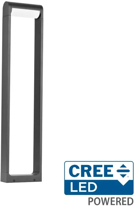 10W LED pastatomas lauko šviestuvas, juodas, 3000K, IP65, CREE LED chip