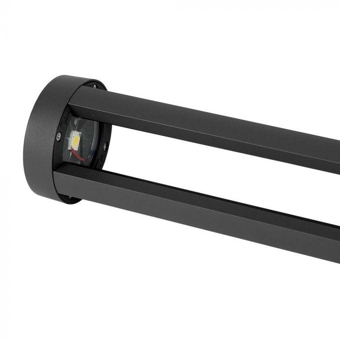 V-tac 10W LED pastatomas lauko šviestuvas, juodas, 6400K, IP65
